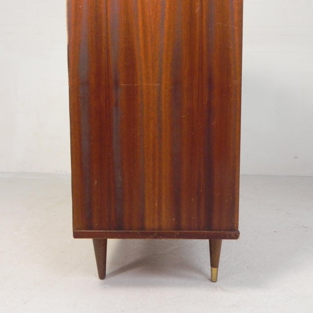 Space Age Display Cabinet with Glass Sliding Doors, Belgium, 1960s For Sale - Image 15 of 18