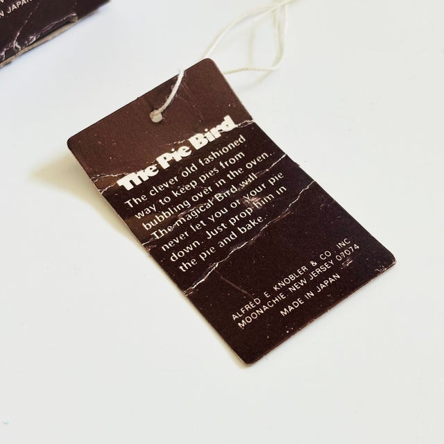 Ceramic Vintage Ceramic Pie Bird by Alfred Knobler, Japan For Sale - Image 7 of 11