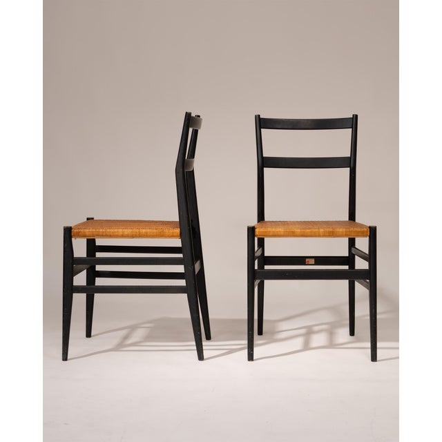 Leggera Chairs by Gio Ponti from Cassina, 1957, Set of 2 For Sale - Image 11 of 11
