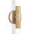 Style this fixture vertically or horizontally, the Wick Hilo Sconce knows no bounds. This double-ended sconce with frosted...