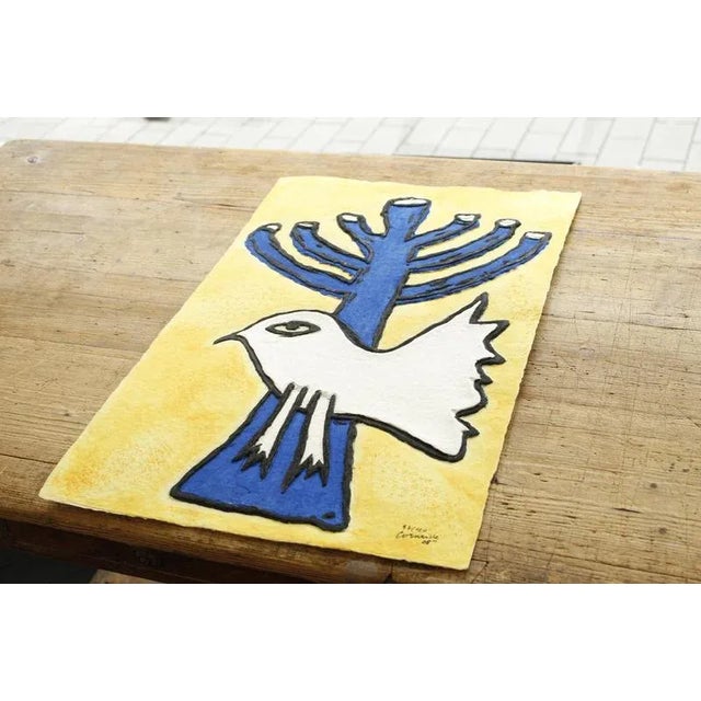 Guillaume CORNEILLE (1922-2010) La Ménorah, 2009 limited edition print of 120 copies on heavy paper Signed and numbered by...
