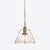 Gold Small Aged Brass Hoxton Pendant from Pure White Lines For Sale - Image 8 of 13