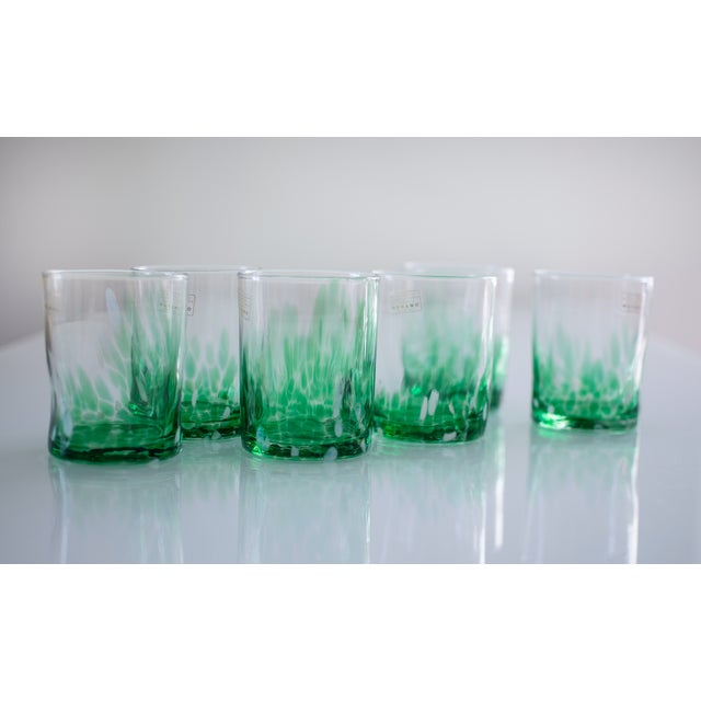 Italian Glasses by Mariana Iskra for Ribes Studio, 2010, Set of 6 For Sale - Image 13 of 14