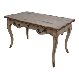 Vintage French Louis XV Style 1 Drawer Writing Desk For Sale