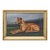 Antique British Oil Dog Portrait by Edward Aistrop in Gilt Frame, circa 1900 For Sale