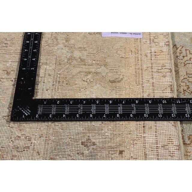 Textile Antique Persian Tabriz Rug, 06'06 X 09'04 For Sale - Image 7 of 10