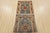 Heriz Runner 2’6” X 7’11” Blue Wool Tribal Hand-Knotted Oriental Rug For Sale - Image 11 of 12