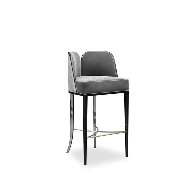 Contemporary Colette Bar Stool by Memoir Essence For Sale - Image 3 of 5