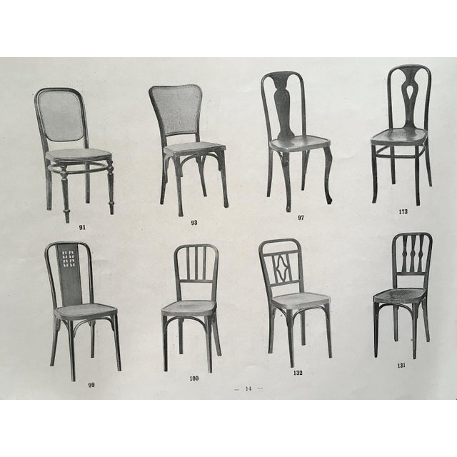 Glaris Chairs from Horgen Glarus, Switzerland, 1915, Set of 4 For Sale - Image 6 of 7