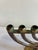 Vintage Brass Hanukkah Menorah With Nine Candle Holders For Sale - Image 12 of 15