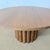 Lavene Solid Oak Fluted Pedestal Dining Table – Montana Brown Finish 60" For Sale - Image 4 of 11