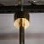 Mid-Century Modern Brass & Hand Blown Translucent/ Topaz Murano Glass Chandelier For Sale - Image 9 of 12