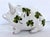 White Vintage Wemyss Hand Painted Clover Covered Ceramic Pig For Sale - Image 8 of 9