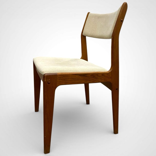 Mid-Century Modern 1960s Teak Mid Century Danish Dining Chairs Set of 4 For Sale - Image 3 of 7