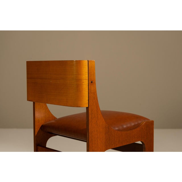 Model 273 Dining Room Chairs attributed to Franco Asnaghi, Italy, 1966, Set of 6 For Sale - Image 11 of 13