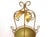 Vintage Italian Gilt Metal Hanging Planter For Sale - Image 4 of 12
