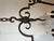Black 1940s Gothic Style 8 Light Round Wrought Iron Chandelier For Sale - Image 8 of 12