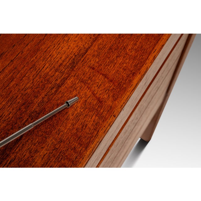 Danish Mid-Century Modern "Floating" Executive Desk in Teak by Dyrlund, Denmark, C. 1960s For Sale - Image 9 of 18