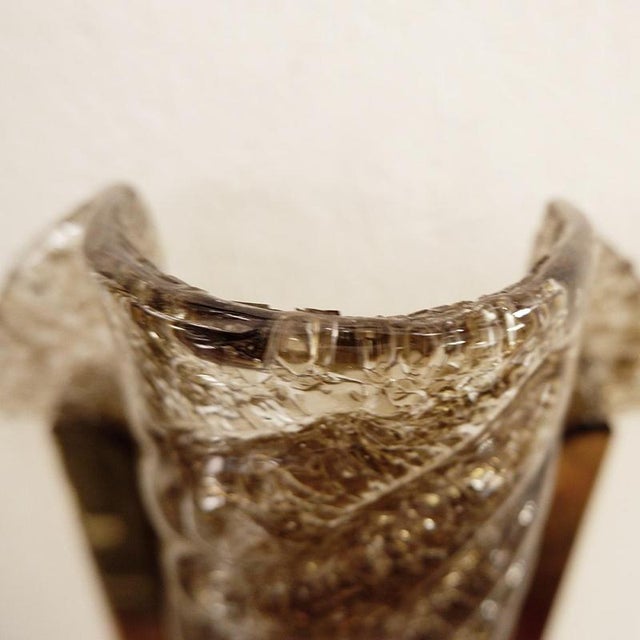 Dark Toned Murano Glass Wall Sconces from Kaiser, Germany, 1970s, Set of 2 For Sale - Image 12 of 14