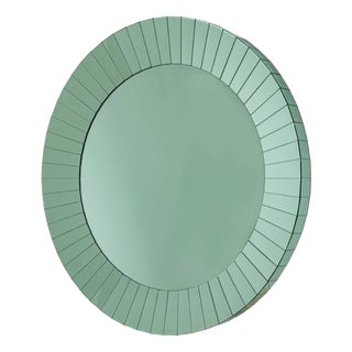 Mirror with Glass Strips and Piece on Important Italian Commission, 1990s For Sale