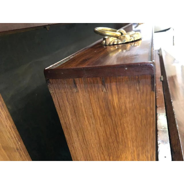 Antique George III Mahogany Bureau For Sale - Image 3 of 15