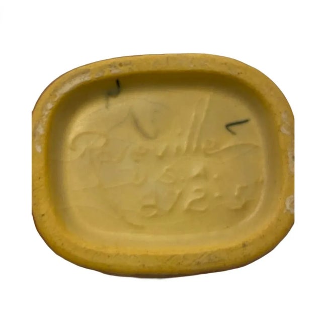 Mid Century Roseville Art Pottery Gray Bittersweet Vase #872-5 For Sale In Atlanta - Image 6 of 7