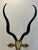 1970s 30.5 Inch Brass Gazelle Sculpture For Sale - Image 4 of 8