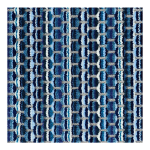 Schumacher Downtown Velvet Indigo Fabric- By the Yard