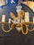 1930 French Chandelier With Murano Glass Flowers 5 Lights For Sale - Image 4 of 5