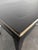 Large Louis XVI Flat Desk in Black Lacquered and Gold Trim, in Very Good conditions.