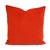 Textile Arc Com Fabric Spirit in Watermelon Pillow Cover - 20" X 20" Solid Bright Red Chenille Cushion Case For Sale - Image 7 of 7