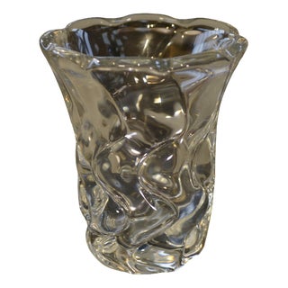 Crystal Vase from Daum Nancy, France, 1970s For Sale