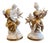 Cappè Giuseppe, Allegory of Music and Poetry Two Porcelain Figures, 1960s, Porcelain, Set of 2 For Sale