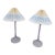 Antique Glass Lamps - A Pair For Sale