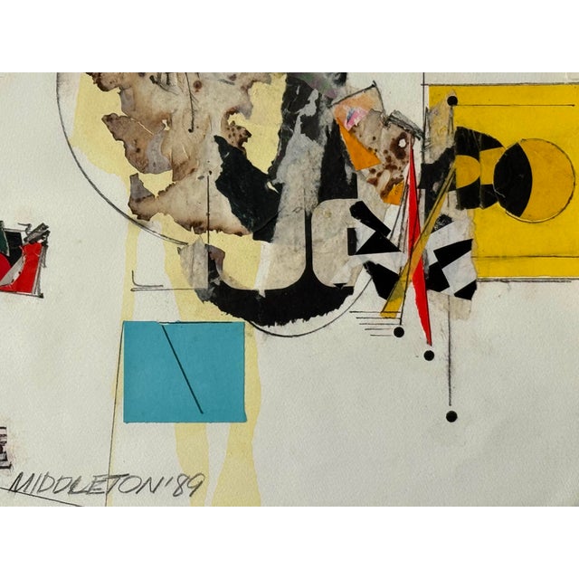 This mixed media peace is attributed to the above mentioned artist/designer/maker. It has a signature. Signed by Maker