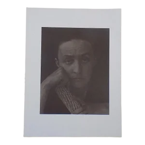 Large Vintage Photogravure-"Georgia O'Keeffe" by Alfred Stieglitz (Usa 1864-1946)