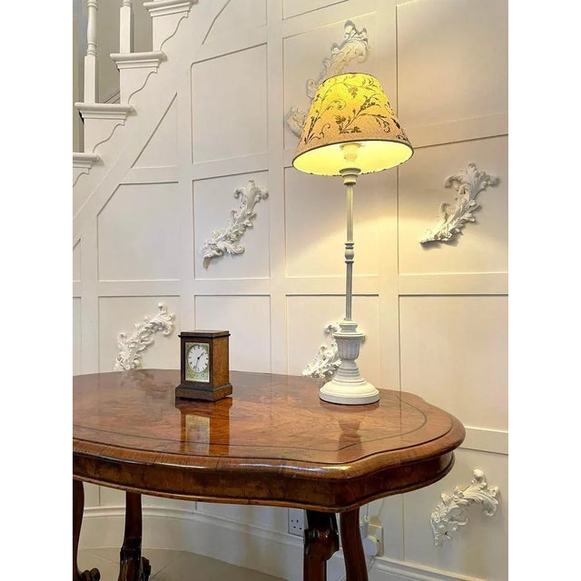 Victorian 19th Century Burr Walnut Freestanding Centre Table For Sale - Image 3 of 8