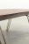 Wooden Coffee Table with Brass Legs For Sale - Image 5 of 7
