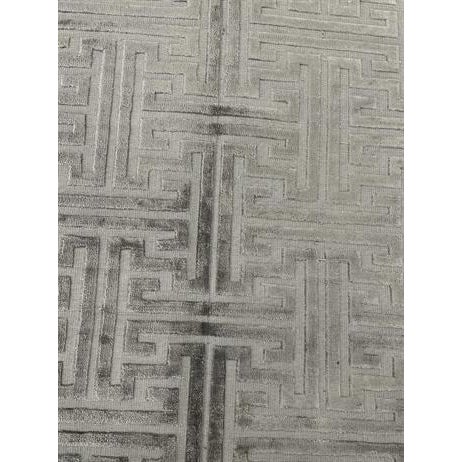 Modern Handloom Modern Design Rug. 8'10" X 12'2" For Sale - Image 3 of 4