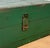 Antique Traditional Green Wood Stanley Tool Box Storage Chest For Sale - Image 9 of 10