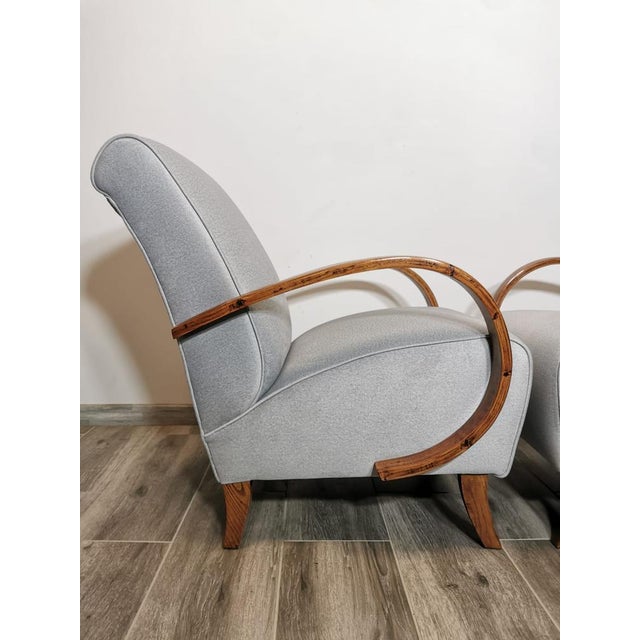 Set of Armchairs by Jindrich Halabala, 1940s For Sale - Image 16 of 18