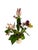 Vintage Italian Tole Potted Flowers / Floral Toleware Arrangement Sculpture With Tulip, Buttercup and Lily Blooms For Sale - Image 4 of 7