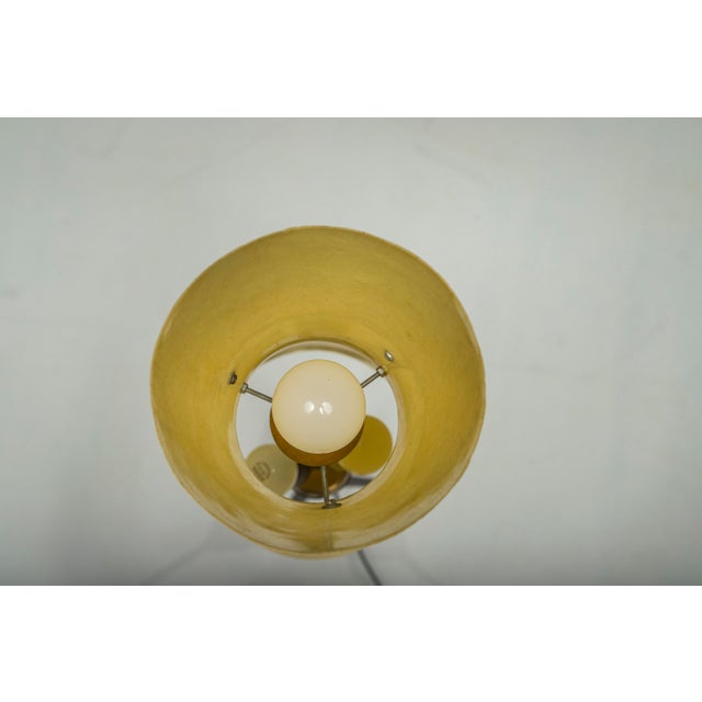 1950s Vintage Floor Filigree Lamp with Fiberglass Shade, Germany, 1950s For Sale - Image 5 of 12