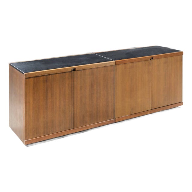 Model MB55 Sideboards by Vico Magistretti for Poggi, 1960s, Set of 2 For Sale