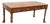 Baker Furniture English Regency 3 Drawer Writing Desk Table Black Trim Paw Feet For Sale