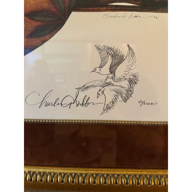 Contemporary Charles Bibbs "The Music Maker" Signed Artist's Proof With Pencil Remarque, 1998 For Sale - Image 3 of 5