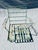 Mid-Century Modern 70's Midcentury Wrought Iron Patio / Outdoor Rocker Bouncer Club Chair For Sale - Image 3 of 6