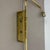 Large Adjustable Brass Wall Light in the style of Stilnovo, Italy, 1950s For Sale - Image 13 of 18