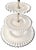 Glass Vintage Fenton Milk Glass Tidbit Server With Silver Crest Rim and Metal Handle For Sale - Image 7 of 12