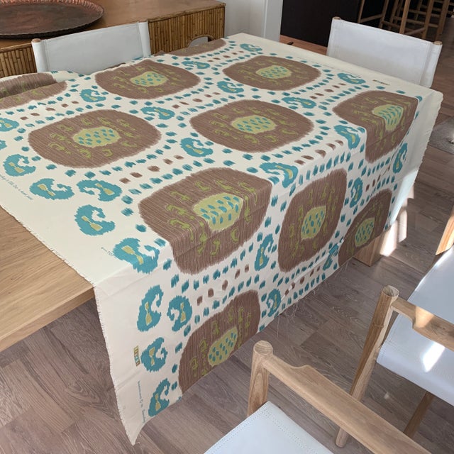 Brunschwig & Fils Samarkand Linen Fabric- 8 Yards For Sale - Image 4 of 7